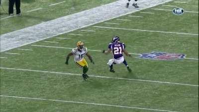 Highlight - Greg Jennings 46 yard catch and run touchdown from Rodgers, at Vikings (11/21/2010)