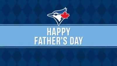 A beautiful Father's Day message from Vladimir Guerrero Jr.