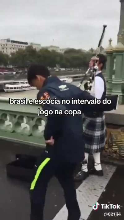 Brasil e Escócia na copa
