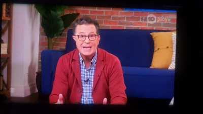 So this was just on Steven Colbert episode played in Australia tonight..... bullish af 🚀🚀🚀