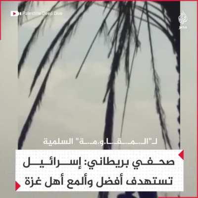 Israel is killing everything beautiful in Gaza