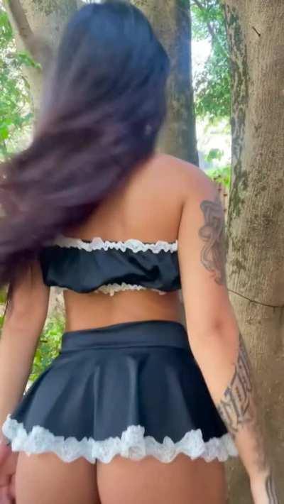 I'm looking for a job as a maid, can I be yours? 🙊