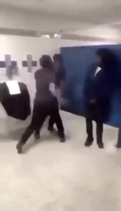 A hero came too break up the fight