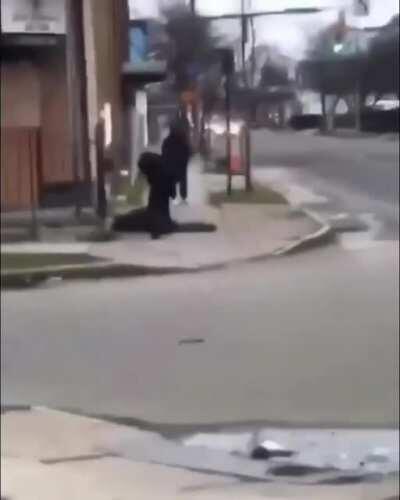 Carried him like luggage