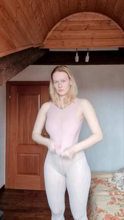 Big Tits Blonde Pale Porn GIF by luizaconlaz