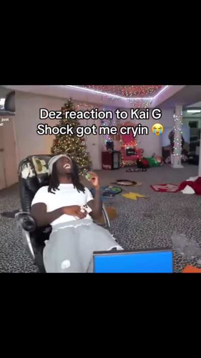 dez reaction to kai g shock 😂
