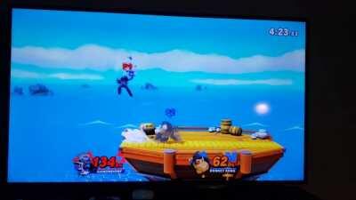 I was playing Ganon; went from 😃 to 😫 real quick