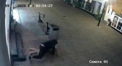 Horny guy breaks in to shop to steal a sex doll