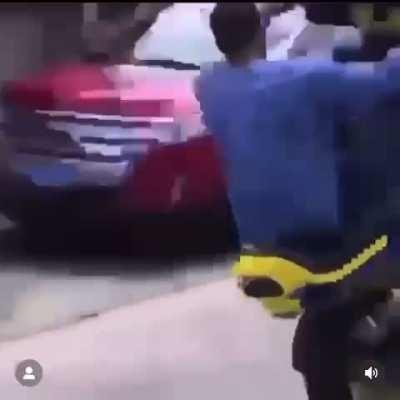 Probably don’t need to watch where you’re going xpost r/GIFtedIndividuals