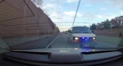 There was no way I would’ve known that’s a cop car… Friday afternoon, I know I should still slow down…