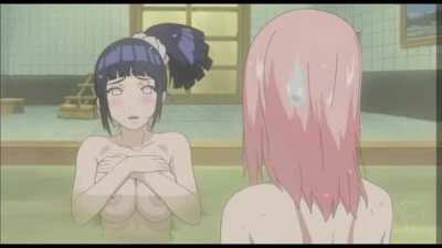 Hinata embarrassed that her breasts keep floating up [Hinata, Sakura]