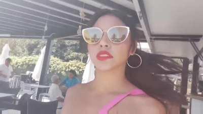 Latina Public Nudity Selfie 