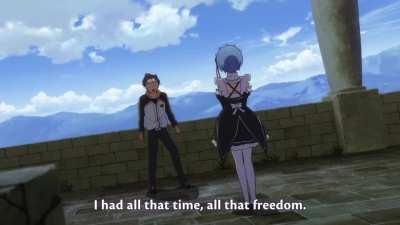 Re:Zero kept it real. This scene hit so close to home it was hard to watch.