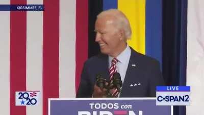 Biden playing an absolute slapper, he do be outa touch with it though