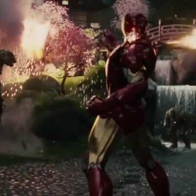 Tentei botar a cara do Renan no homem de ferro.