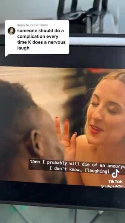 It’s funny because his fake laughter provides me with real laughter