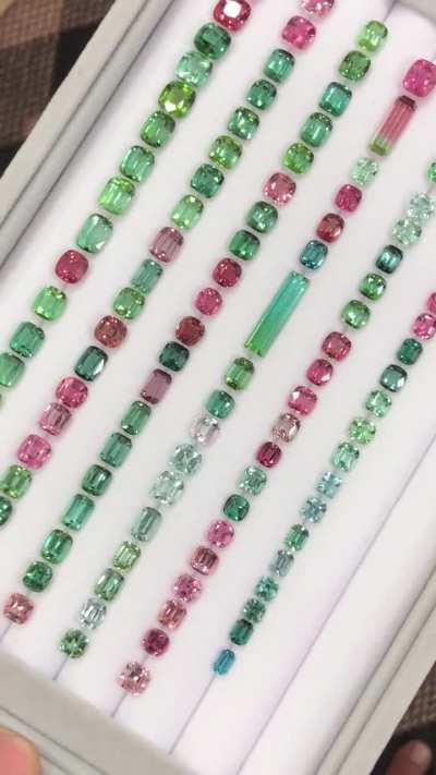 Newly purchased Tourmaline Lot mixed colours 209 CT  