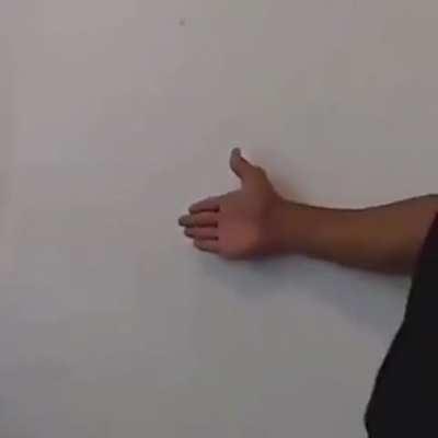 Afundou a mão mesmo