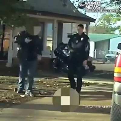 WCGW while trying to shoot a cop