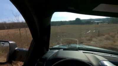 youtuber jumps his brand new Dodge Ram TRX