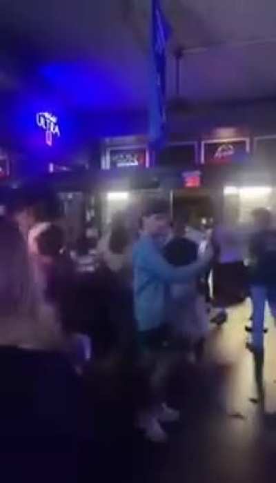 Black guy walks up and steals his girl