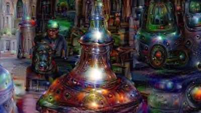 Deepdream Hallucinations of a Neural Network