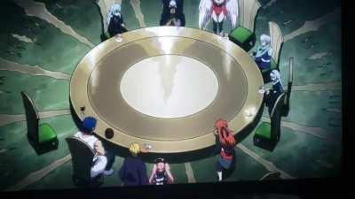 my grandma when I make an inappropriate joke at the family dinner.