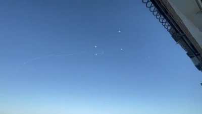 Iron Dome interceptions over Haifa, November 14