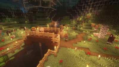 Villagers can add so much life to a simple scene!