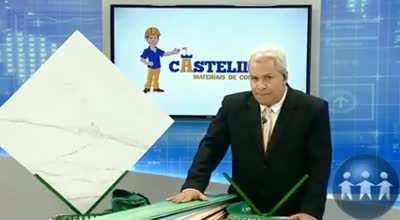 Testing of tile quality on TV turns into a sword fight with Brazilian samurai