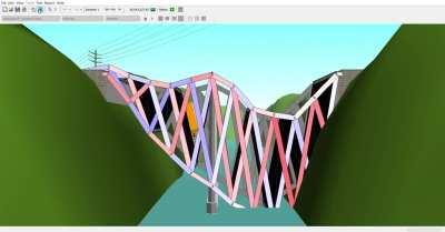 Making bridges using school software