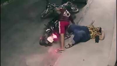 HMC while I hitch a ride on your scooter