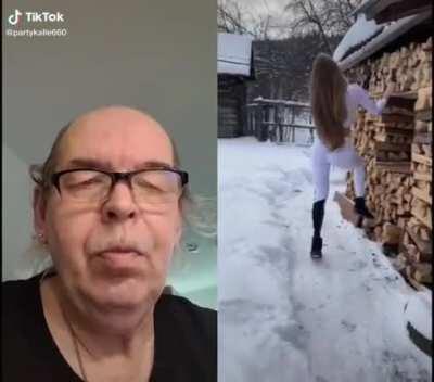 This dude's entire account is him 