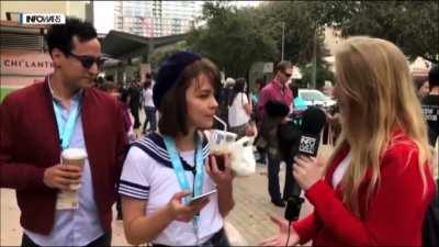 Infowars interviewer got owned by a socialist girl