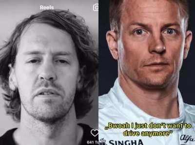 Vettel vs Kimi retirement announcement