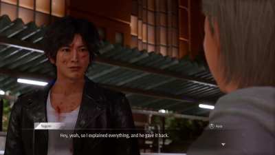 I knew doing side quests while still beat up would eventually result in a perfect cutscene