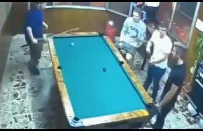 I love how he ran away.