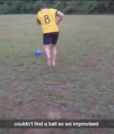 To play football