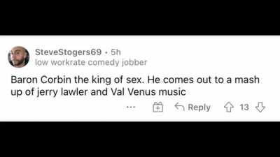 The Sex King’s anthem.