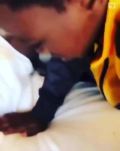 Lil nigga just tryna rest😂