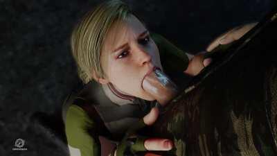 Cassie Cage blowjob (Pewposterous)