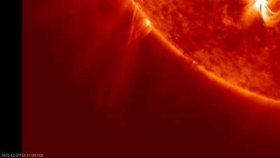 Beautiful solar plasma and filament eruptions - 24/25.12.22