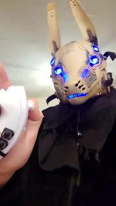 Mystic Mecha-Mask. Displays a signal that gets stronger the closer you are to rare items and enemies. Also increases MAG. ATK by 20% in battle.