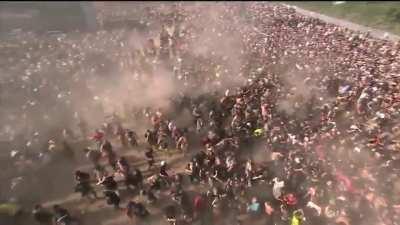 DAGOBA : HUGE WALL OF DEATH - HELLFEST 2014