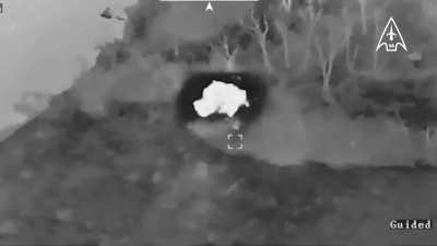 The FPV drone of the operators of the 14th SBS Regiment and the DPSU Phoenix regiment hit the 2C5 Giatsint-S self-propelled guns. March 2025, Donetsk region.