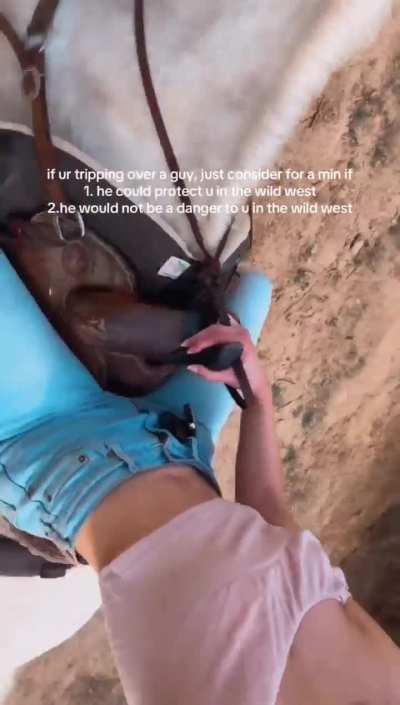 Horseback via TikTok 4/1/25