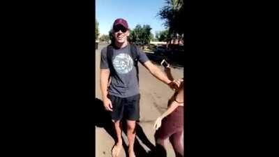 Strangers getting a feel