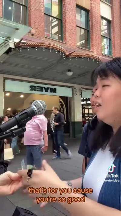 Busker rage in Sydney CBD