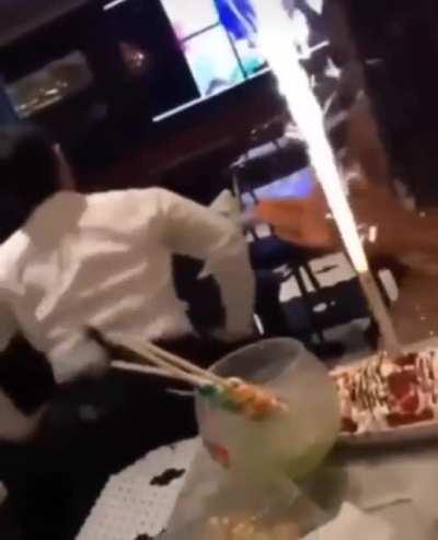 Nigga saw an opportunity and took it.