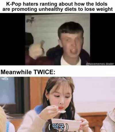 Average hater vs Average food enjoyer